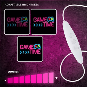 Forever Light Neon Plexi LED Game Time Moniväri