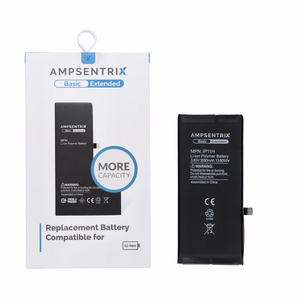 AmpSentrix Basic akku iPhone 11:lle (suurikapasiteettinen 3550 mAh)