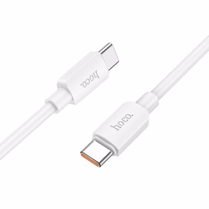 Hoco USB-C - USB-C -kaapeli PD 6A 100W 1 m X96 valkoinen
