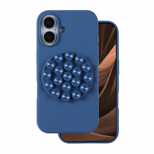 Silicone Stick case for iPhone 16 6,1" blue