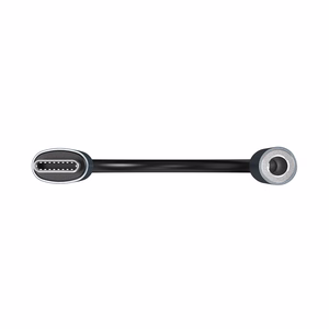 Wozinsky WACM-01 USB-C Sovitin - 3.5mm Mini Jack - Musta