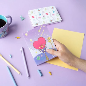 BT21 TATA A6 -muistikirjasetti, 3 kpl