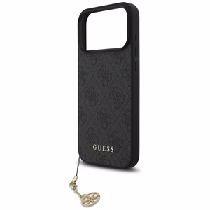 Guess 4G Charms Collection MagSafe -suojakuori iPhone 17 Pro Max - musta