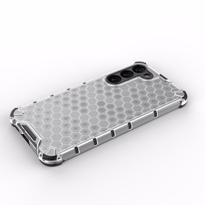 Honeycomb Suojakuori Samsung Galaxy S23+:lle panssaroitu hybridikotelo läpinäkyvä