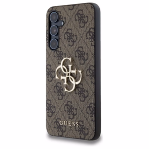 Guess 4G Big Metal Logo Suojakuori Samsung Galaxy A55:lle - ruskea