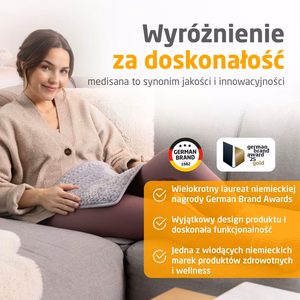 Medisana HP 516 lämpötyyny, vaaleanharmaa