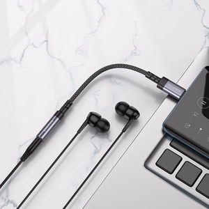 Borofone Adapter BV24 Graceful - Type C to jack 3,5mm - grey