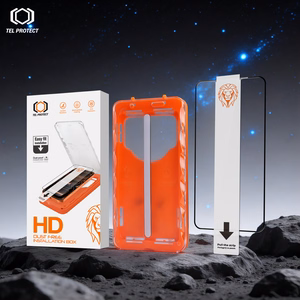 Tel Protect Dust-Free Easy Fit HD Titan karkaistu lasi Samsung Galaxy S26 Ultra musta (sormenjäljen avauksella)