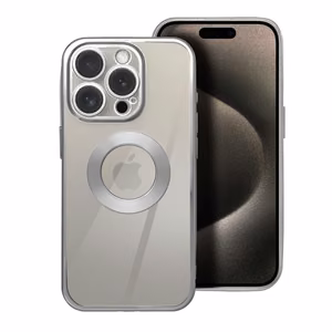 Glam Suojakuori iPhone 17 PRO:lle hopeinen