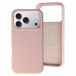 MagColor Pure Suojakuori iPhone 17 Pro:lle puuteriinen vaaleanpunainen
