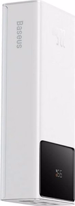 Baseus EnerFill FP41 30000mAh 22.5W tehopankki Baseus Simple USB-A - USB-C 3A 30cm kaapelilla - Valkoinen