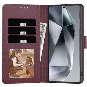 Tech-Protect Wallet Case for Samsung Galaxy A27 5G - Burgundy