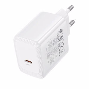 Borofone verkkolaturi BN33 Fuente GaN Type C - QC3.0 PD 40W valkoinen