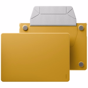 Uniq Lyden Versa -suojakuori MacBook Air 13" 2022 / 2024 / 2025 / 2026 -malleille, keltainen