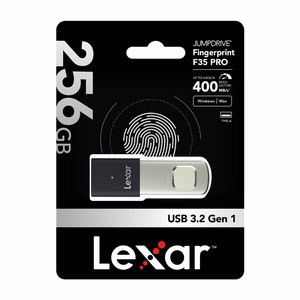 Lexar Fingerprint F35pro USB 3.2 256GB muistitikku