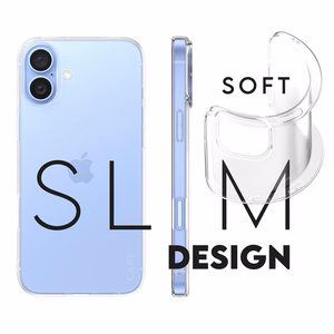 CARE by PanzerGlass X-Ray Soft Basic suojakuori iPhone 16 Plus 6.7' läpinäkyvä 1443