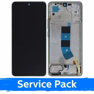 LCD-näyttö yhteensopiva Xiaomi Redmi Note 13 4G kehyksellä / Mint Green / (Service Pack)