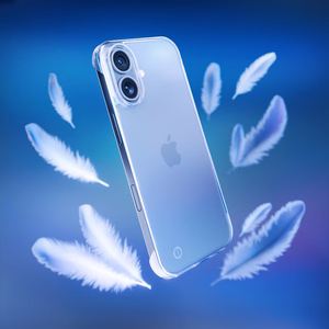 3mk Just20g Clear Case Suojakuori Apple iPhone 16:lle - läpinäkyvä