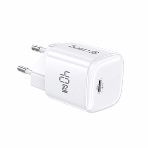 Crong NEO GaN USB-C PD -laturi AVS-tuella, 40 W, valkoinen
