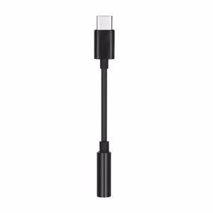 Adapter AUX Type C (male) to Jack 3,5 mm (female) black