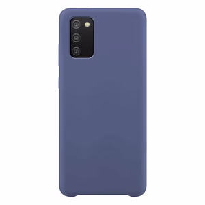 Silikonikotelo Pehmeä joustava kumisuojus Samsung Galaxy A03s sininen