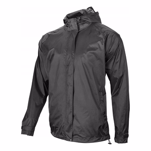 Rockbros YPY013BK4XL hengittävä tuulenpitävä sadetakki, koko XXXXL - musta