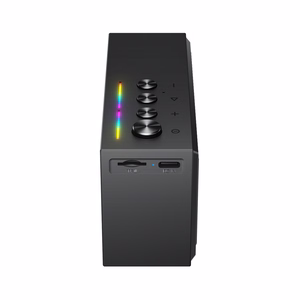 Acefast K9 Go Bluetooth-kaiutin stereo- ja ENC-ominaisuuksilla - musta