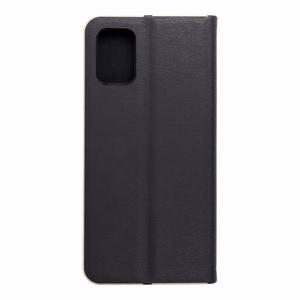 Flip case for Samsung A71 Luna Book Gold black