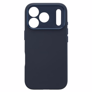 Liavec Silk Shield suojakuori metallisella kamerakehyksellä Iphone 17 Pro -puhelimelle laivastonsininen