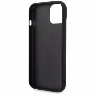 Karl Lagerfeld Puffy pitkänomainen logo kotelo iPhone 14 Plus - musta