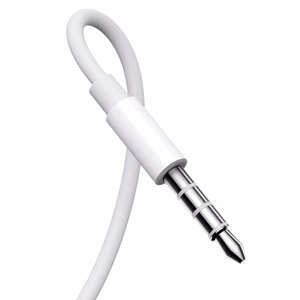 Joyroom JR-EW01 in-ear langallinen mini jack -kuulokkeet kauko-ohjaimella - valkoinen