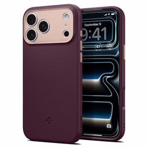 Spigen Nano Pop MagSafe  iPhone 18 Pro / 17 Pro kuori, tumma kirsikanpunainen