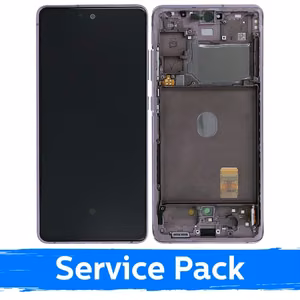 LCD-näyttö yhteensopiva Samsung G780 S20 FE (G781 S20 FE 5G) kehyksellä / Cloud Lavender / (Service Pack)