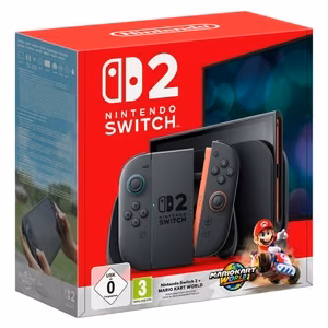 Nintendo Switch 2 + Mario Kart World -kannettava pelikonsoli 20.1 cm (7.9") 256 GB kosketusnäyttö Wi-Fi musta