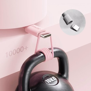 USB-kaapeli Joyroom S-1030M13 vaaleanpunainen Lightning 100cm
