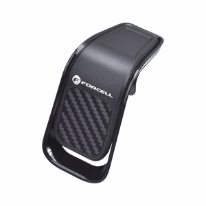 Auton puhelimen pidike Forcell F-Grip Carbon B060 ilmanvaihtoaukkoon musta