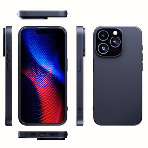 3mk Matt Case Pro Apple iPhone 15 Pro:lle - Matta musta