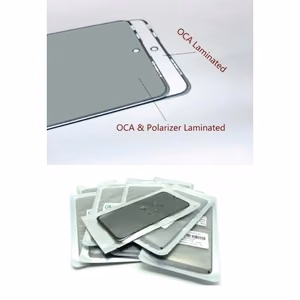 Outer Screen Glass Compatible With "Pro+" Samsung A415 A41 / glass + OCA + POL / Set