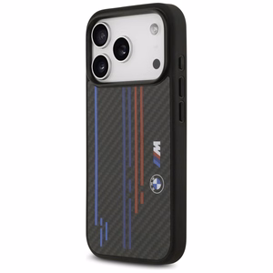BMW M Kevlar Lines & Logo MagSafe Suojakuori iPhone 17 Prolle - musta