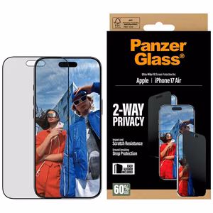 PanzerGlass Ultra-Wide Fit EasyAligner Privacy suojalasi iPhone Air