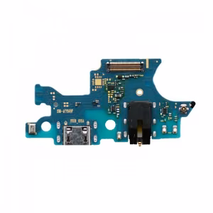 Charging port compatible with Samsung A750 A7 2018 with flex / silver OEM