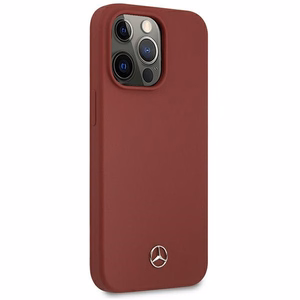 Mercedes Silicone Line kotelo iPhone 13 Pro Max - punainen