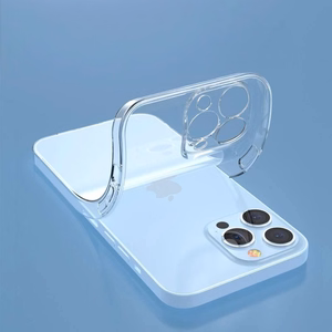 Ultra Clear 1mm Suojakuori iPhone 15:lle - läpinäkyvä