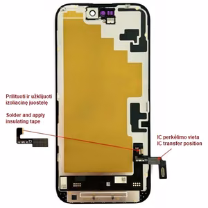 LTPO Soft OLED -näyttö iPhone 16 -puhelimeen, 60 Hz
