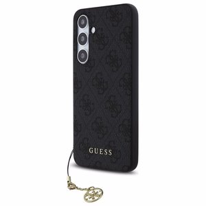 GUESS suojakuori SAMSUNG S24 FE GUHCS24FEGF4GGR (HC PU 4G Charm) harmaa