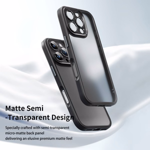 Rock Guard Touch Matte Series Suojakuori iPhone 16 Pro Max:lle sininen