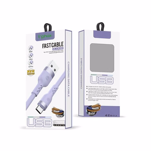 T-PHOX KAAPELI BOLD USB/LIGHTNING 3A VAALEANSININEN