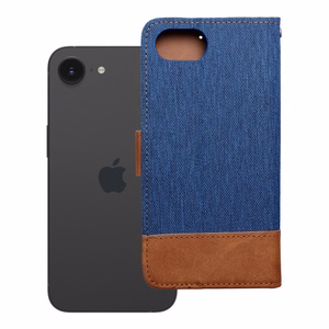 Läppäsuojakuori iPhone 16e -lle (SE 4 2025) Jeans Book sininen