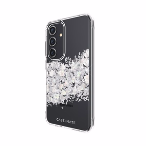 Case-Mate Karat helmiäiskoristeinen suojakuori Samsung Galaxy S24 -laitteelle, A Touch of Pearl -värinen