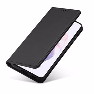 Magneettikorttikotelo Samsung Galaxy S22 + (S22 Plus) Kotelo Lompakko Kortinhaltija Musta